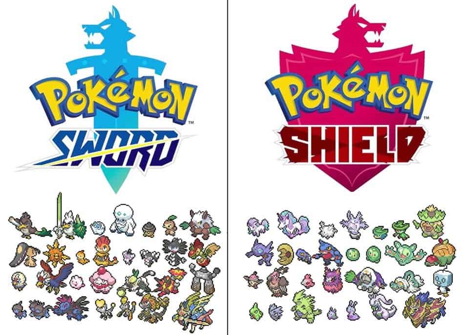 Pokémon Spada e Scudo, i pokémon esclusivi e le differenze tra le