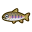 Animal Crossing Pesce Salmone giapponese