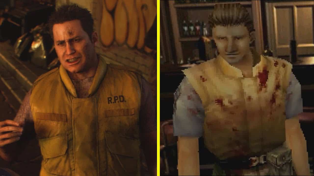 Resident Evil 2 Remake comparazione grafica
