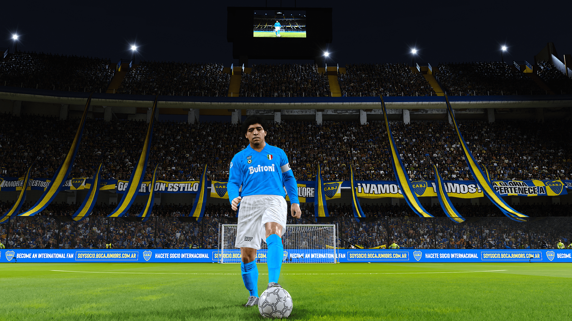 Maradona nella patch di PES 2021