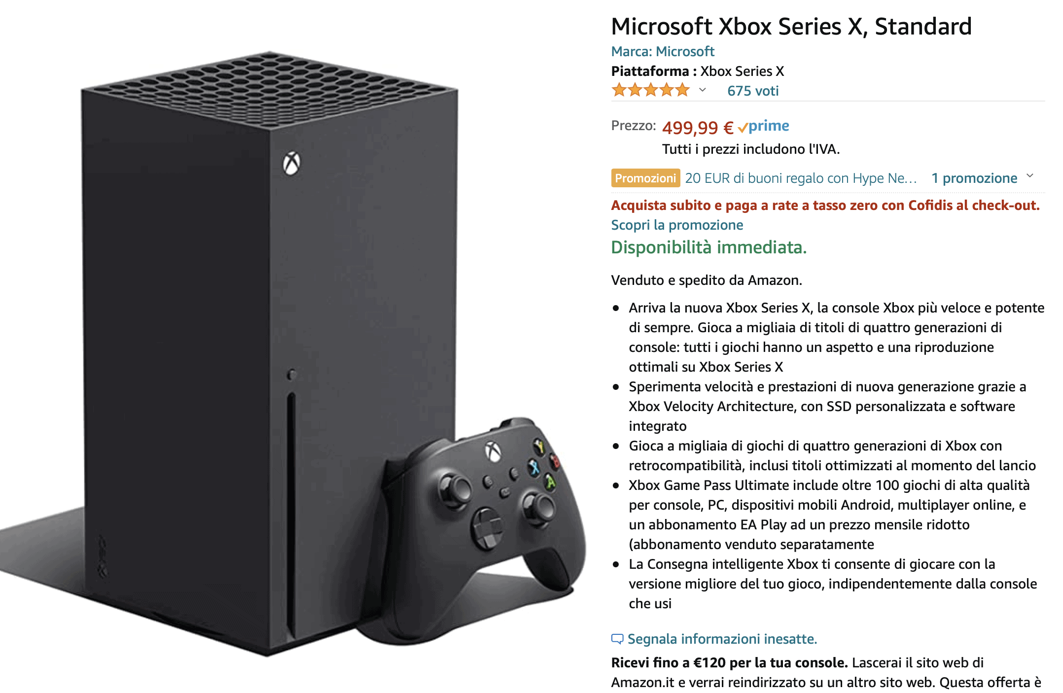 Xbox Series X Amazon