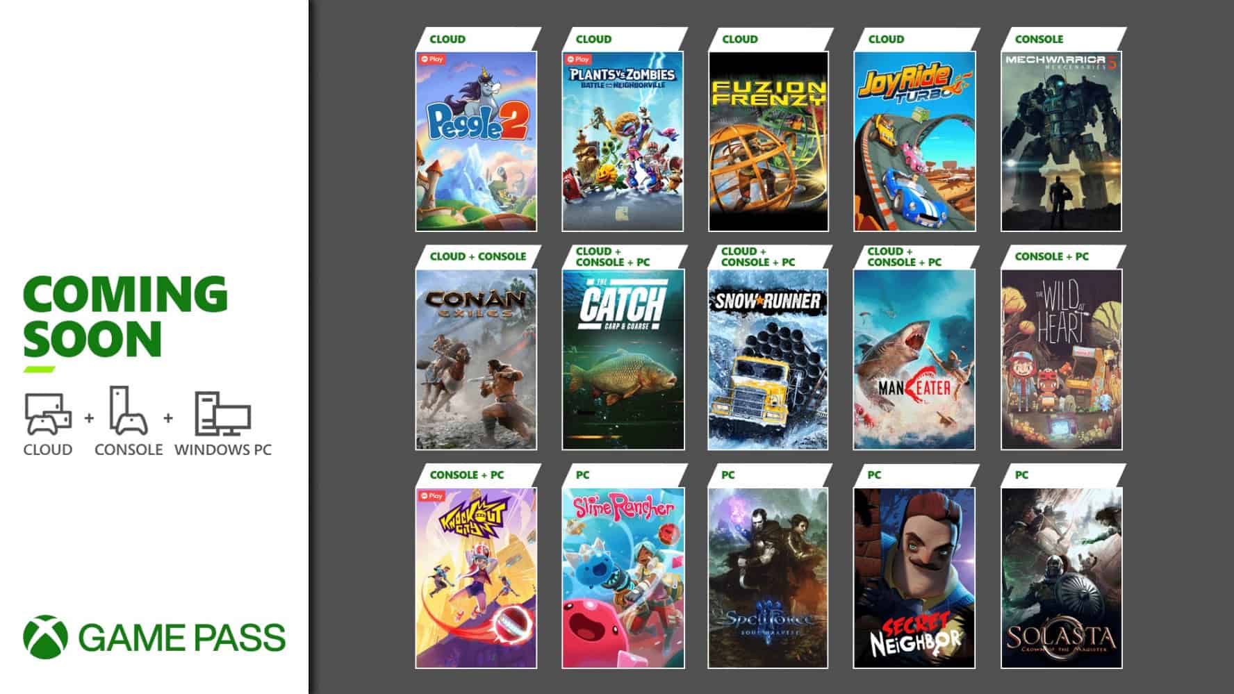 upcoming game pass xbox one