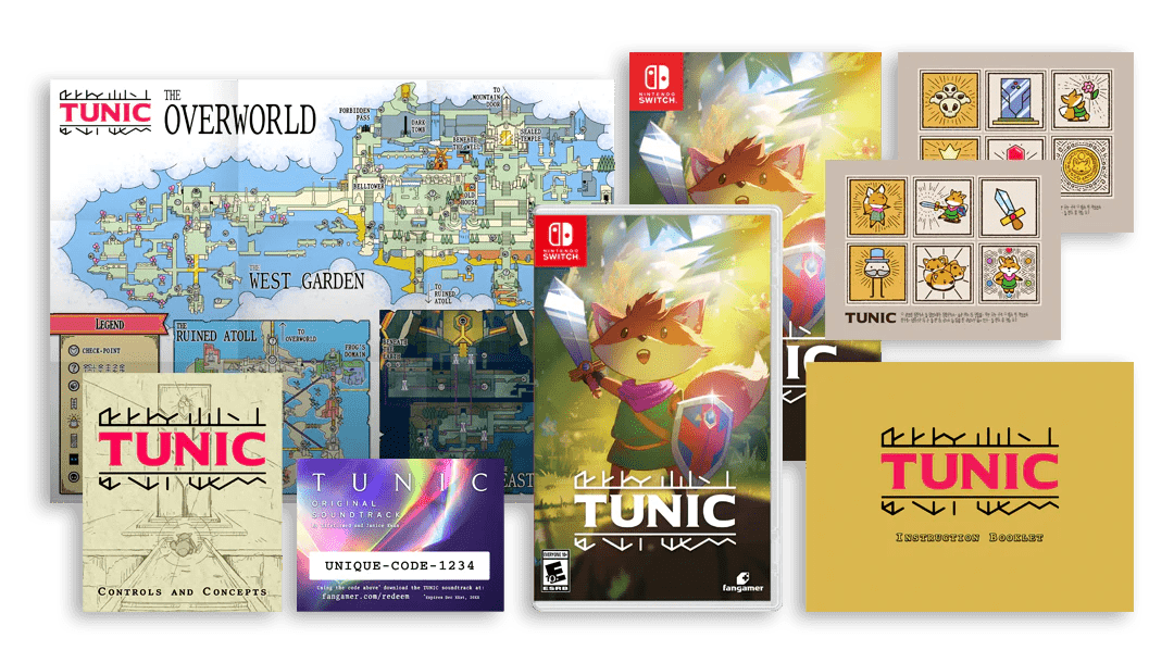 Tunic: la Deluxe Edition fisica per Nintendo Switch e PS4 è stata annunciata